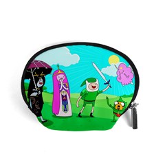 Adventure Time The Legend Of Zelda Parody Accessory Pouch (small) by Sarkoni