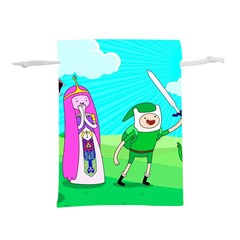 Adventure Time The Legend Of Zelda Parody Lightweight Drawstring Pouch (m) by Sarkoni