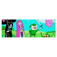 Adventure Time The Legend Of Zelda Parody Banner And Sign 6  X 2  by Sarkoni