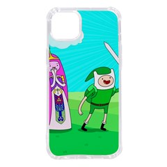 Adventure Time The Legend Of Zelda Parody Iphone 14 Plus Tpu Uv Print Case by Sarkoni