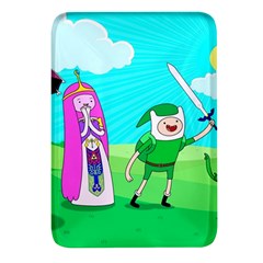 Adventure Time The Legend Of Zelda Parody Rectangular Glass Fridge Magnet (4 Pack) by Sarkoni