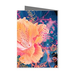 Abstract Art Artistic Bright Colors Contrast Flower Nature Petals Psychedelic Mini Greeting Cards (pkg Of 8) by Sarkoni