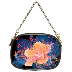 Abstract Art Artistic Bright Colors Contrast Flower Nature Petals Psychedelic Chain Purse (one Side) by Sarkoni