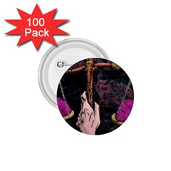 Jujutsu Kaisen Heart Design Heart Psychedelic Anime Hands 1.75  Buttons (100 pack) 