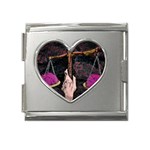 Jujutsu Kaisen Heart Design Heart Psychedelic Anime Hands Mega Link Heart Italian Charm (18mm) Front