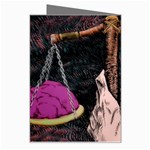 Jujutsu Kaisen Heart Design Heart Psychedelic Anime Hands Greeting Card Right