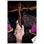 Jujutsu Kaisen Heart Design Heart Psychedelic Anime Hands Canvas 12  x 18  11.88 x17.36  Canvas - 1