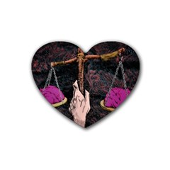 Jujutsu Kaisen Heart Design Heart Psychedelic Anime Hands Rubber Coaster (Heart)