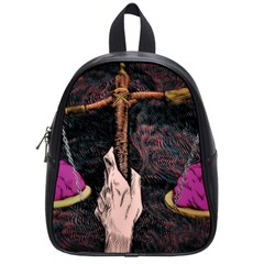 Jujutsu Kaisen Heart Design Heart Psychedelic Anime Hands School Bag (Small)