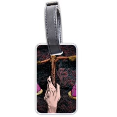 Jujutsu Kaisen Heart Design Heart Psychedelic Anime Hands Luggage Tag (one side)