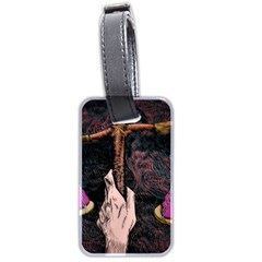 Jujutsu Kaisen Heart Design Heart Psychedelic Anime Hands Luggage Tag (two sides)