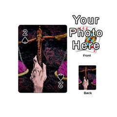 Jujutsu Kaisen Heart Design Heart Psychedelic Anime Hands Playing Cards 54 Designs (Mini)