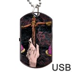 Jujutsu Kaisen Heart Design Heart Psychedelic Anime Hands Dog Tag USB Flash (Two Sides) Front