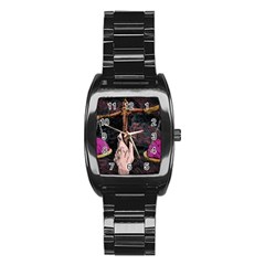 Jujutsu Kaisen Heart Design Heart Psychedelic Anime Hands Stainless Steel Barrel Watch by Sarkoni