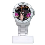 Jujutsu Kaisen Heart Design Heart Psychedelic Anime Hands Plastic Nurses Watch Front