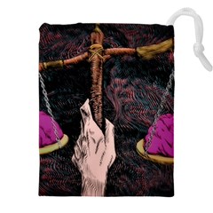 Jujutsu Kaisen Heart Design Heart Psychedelic Anime Hands Drawstring Pouch (4xl) by Sarkoni