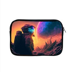 Illustration Trippy Psychedelic Astronaut Landscape Planet Mountains Apple Macbook Pro 15  Zipper Case by Sarkoni