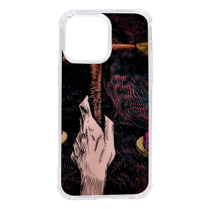 Jujutsu Kaisen Heart Design Heart Psychedelic Anime Hands iPhone 14 Pro Max TPU UV Print Case