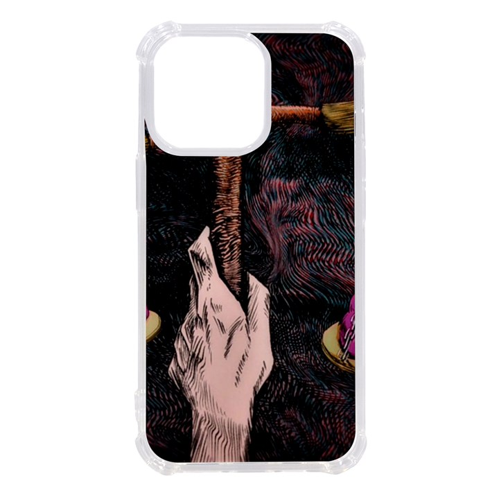 Jujutsu Kaisen Heart Design Heart Psychedelic Anime Hands iPhone 13 Pro TPU UV Print Case