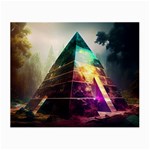 Tropical Forest Jungle Ar Colorful Midjourney Spectrum Trippy Psychedelic Nature Trees Pyramid Small Glasses Cloth Front