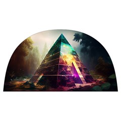 Tropical Forest Jungle Ar Colorful Midjourney Spectrum Trippy Psychedelic Nature Trees Pyramid Anti Scalding Pot Cap