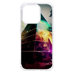 Tropical Forest Jungle Ar Colorful Midjourney Spectrum Trippy Psychedelic Nature Trees Pyramid Iphone 14 Pro Tpu Uv Print Case by Sarkoni