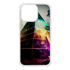 Tropical Forest Jungle Ar Colorful Midjourney Spectrum Trippy Psychedelic Nature Trees Pyramid Iphone 13 Pro Tpu Uv Print Case by Sarkoni