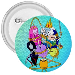 Adventure Time Cartoon 3  Buttons by Sarkoni