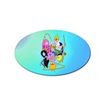 Adventure Time Cartoon Sticker Oval (100 pack) Front