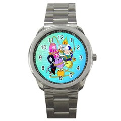 Adventure Time Cartoon Sport Metal Watch by Sarkoni