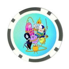 Adventure Time Cartoon Poker Chip Card Guard by Sarkoni