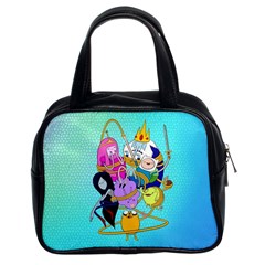 Adventure Time Cartoon Classic Handbag (two Sides) by Sarkoni