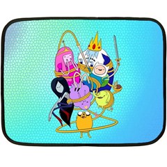 Adventure Time Cartoon Fleece Blanket (mini) by Sarkoni