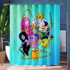 Adventure Time Cartoon Shower Curtain 60  X 72  (medium)  by Sarkoni