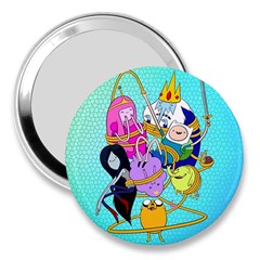 Adventure Time Cartoon 3  Handbag Mirrors by Sarkoni