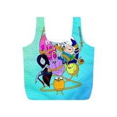 Adventure Time Cartoon Full Print Recycle Bag (s) by Sarkoni