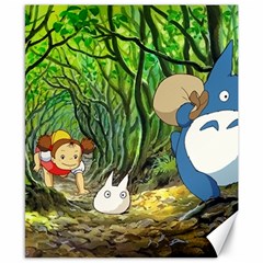 Anime My Neighbor Totoro Jungle Canvas 8  X 10  by Sarkoni