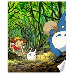 Anime My Neighbor Totoro Jungle Canvas 11  X 14  by Sarkoni