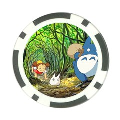 Anime My Neighbor Totoro Jungle Poker Chip Card Guard by Sarkoni