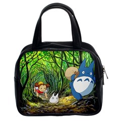 Anime My Neighbor Totoro Jungle Classic Handbag (two Sides) by Sarkoni