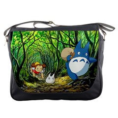 Anime My Neighbor Totoro Jungle Messenger Bag by Sarkoni