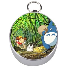 Anime My Neighbor Totoro Jungle Silver Compasses by Sarkoni