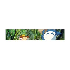 Anime My Neighbor Totoro Jungle Premium Plush Fleece Scarf (mini) by Sarkoni