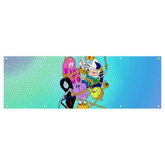 Adventure Time Cartoon Banner And Sign 12  X 4  by Sarkoni