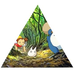 Anime My Neighbor Totoro Jungle Wooden Puzzle Triangle by Sarkoni