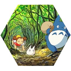 Anime My Neighbor Totoro Jungle Wooden Puzzle Hexagon by Sarkoni