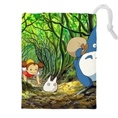 Anime My Neighbor Totoro Jungle Drawstring Pouch (4xl) by Sarkoni