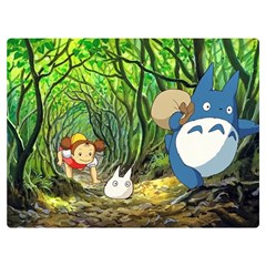 Anime My Neighbor Totoro Jungle Premium Plush Fleece Blanket (extra Small)