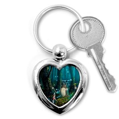 Anime My Neighbor Totoro Jungle Natural Key Chain (heart) by Sarkoni