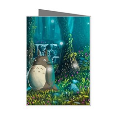 Anime My Neighbor Totoro Jungle Natural Mini Greeting Cards (pkg Of 8) by Sarkoni